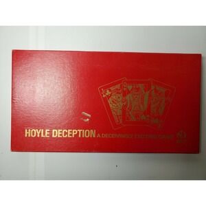 Vintage Hoyle Deception Card Game 1972 Vinyl Mat Poker Stancraft